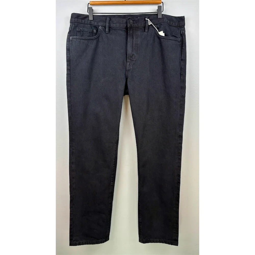Outerknown S.E.A. Jeans Men's Pitch Black Drifter Tapered Fit 5-Pocket Jeans